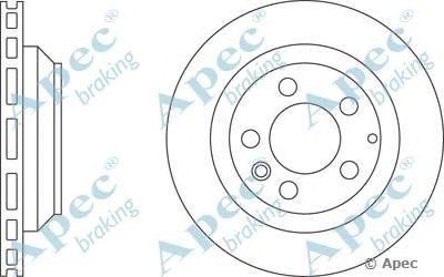 APEC BRAKING dsk2284 -  Тормозной диск